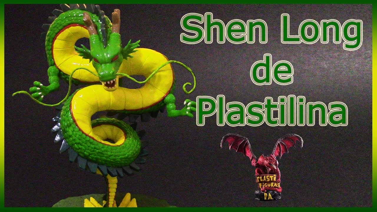 Como Hacer a Shen Long de Plastilina.How to Make Shen Long with Clay.Dragon Ball