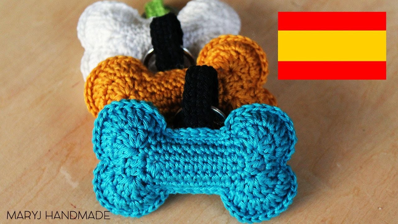 Hueso tejido a crochet | amigurumi | aplicacion | MARYJ HANDMADE