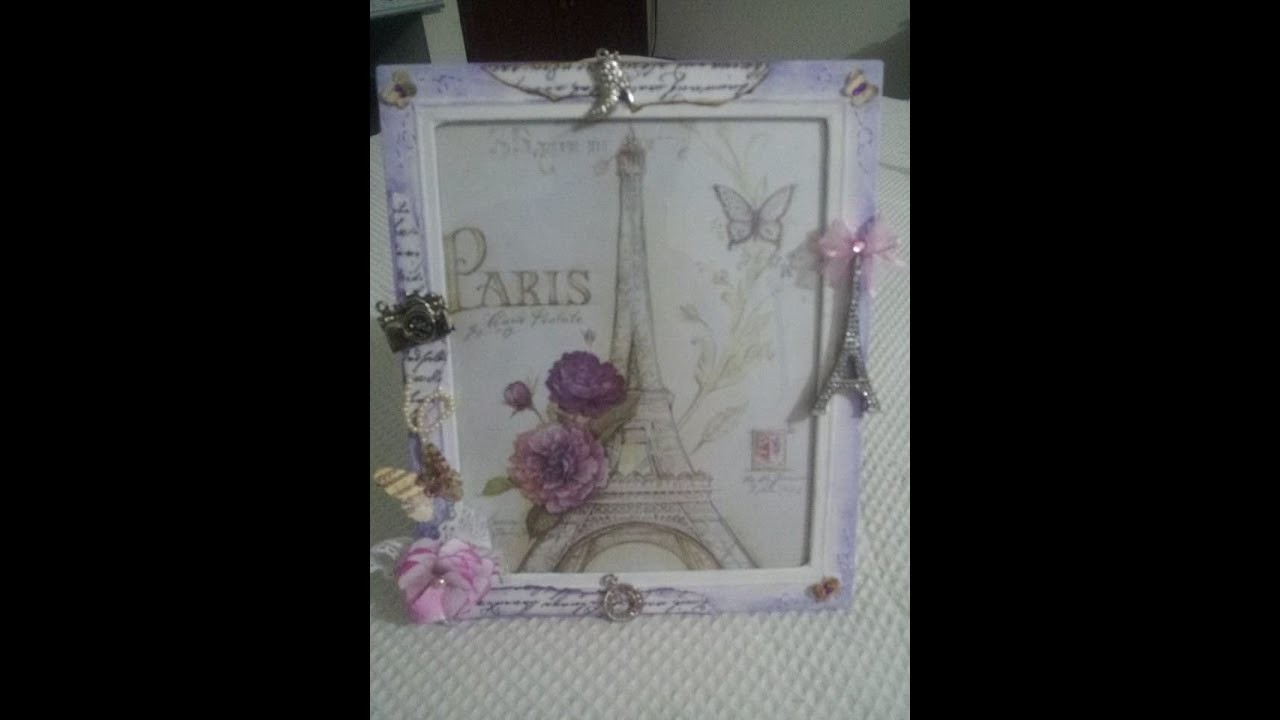 Portaretrato vintage con dijes