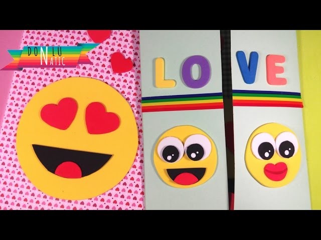 Tarjeta Emojis para el día del amor y de la amistad