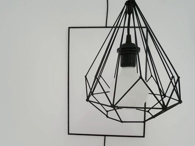 DIY: Tutorial lámpara de palos fácil y barata
