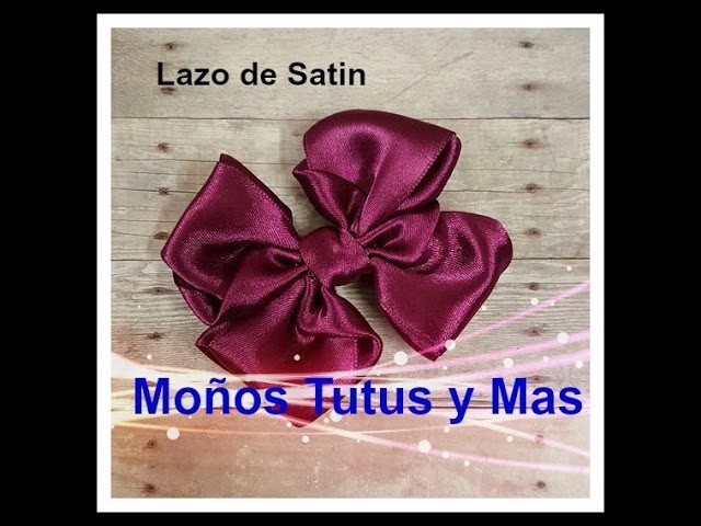 LAZO KANZASHI FACIL Paso a Paso EASY KANZASHI HAIR BOW Tutorial DIY How To PAP Video 150