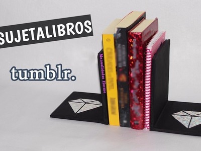 Sujetalibros estilo tumblr