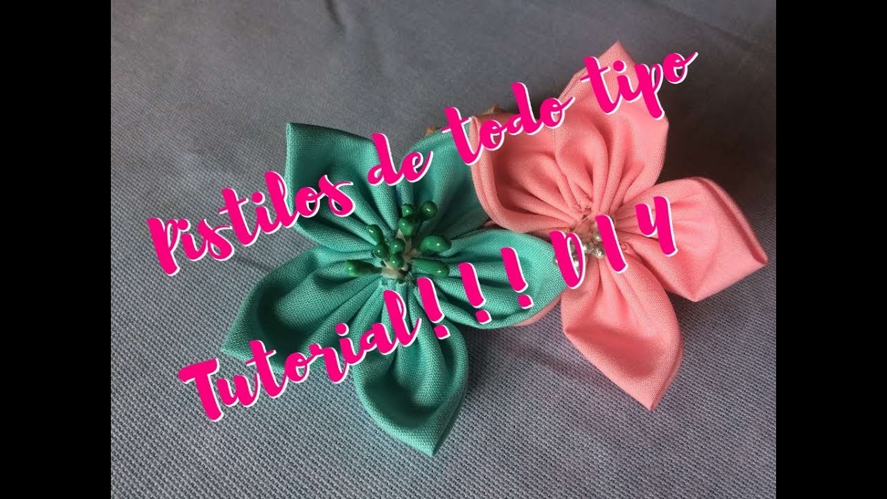 Tutorial de Pistilos para tus flores de todo tipo. DIY Pistil for Flowers Proyects.