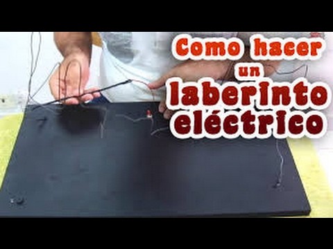 Aprende como hacer un laberinto eléctrico en casa