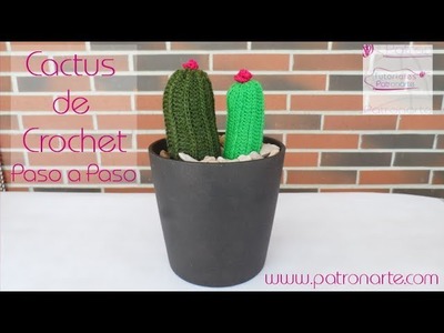 Cactus de Crochet Paso a Paso