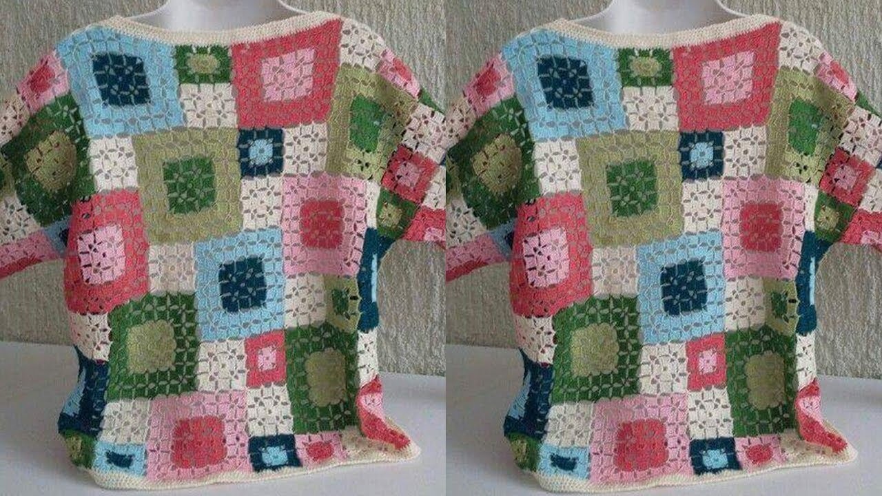 COMO HACER BLUSA DE VERANO 2017 TEJIDA A CROCHET _ PARA DAMAS