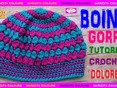 Cómo tejer una Boina a crochet "Dolores" por Maricita Colours