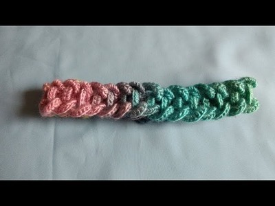 Crochet - diadema - tiara - vincha a crochet para bebe paso a paso
