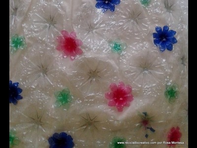 Falda de traje de valenciana #ecofallera con botellas de plástico Valencian Skirt with plastic bottl