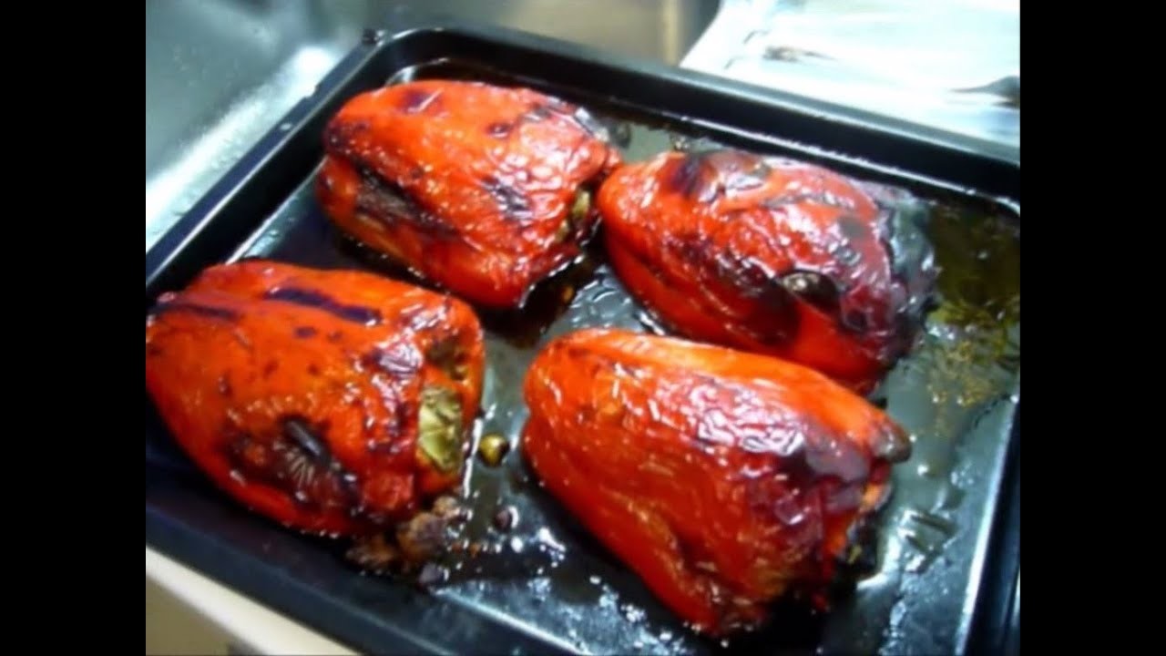 Pimientos rellenos de carne