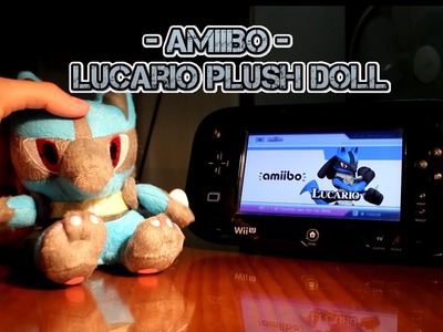 Pokemon Amiibo - Lucario Plush Doll