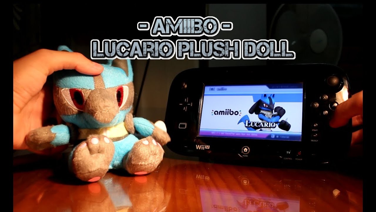 Pokemon Amiibo - Lucario Plush Doll