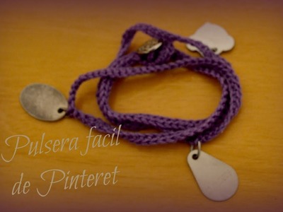 Pulsera de Pinterest fácil || Crochet o ganchillo.