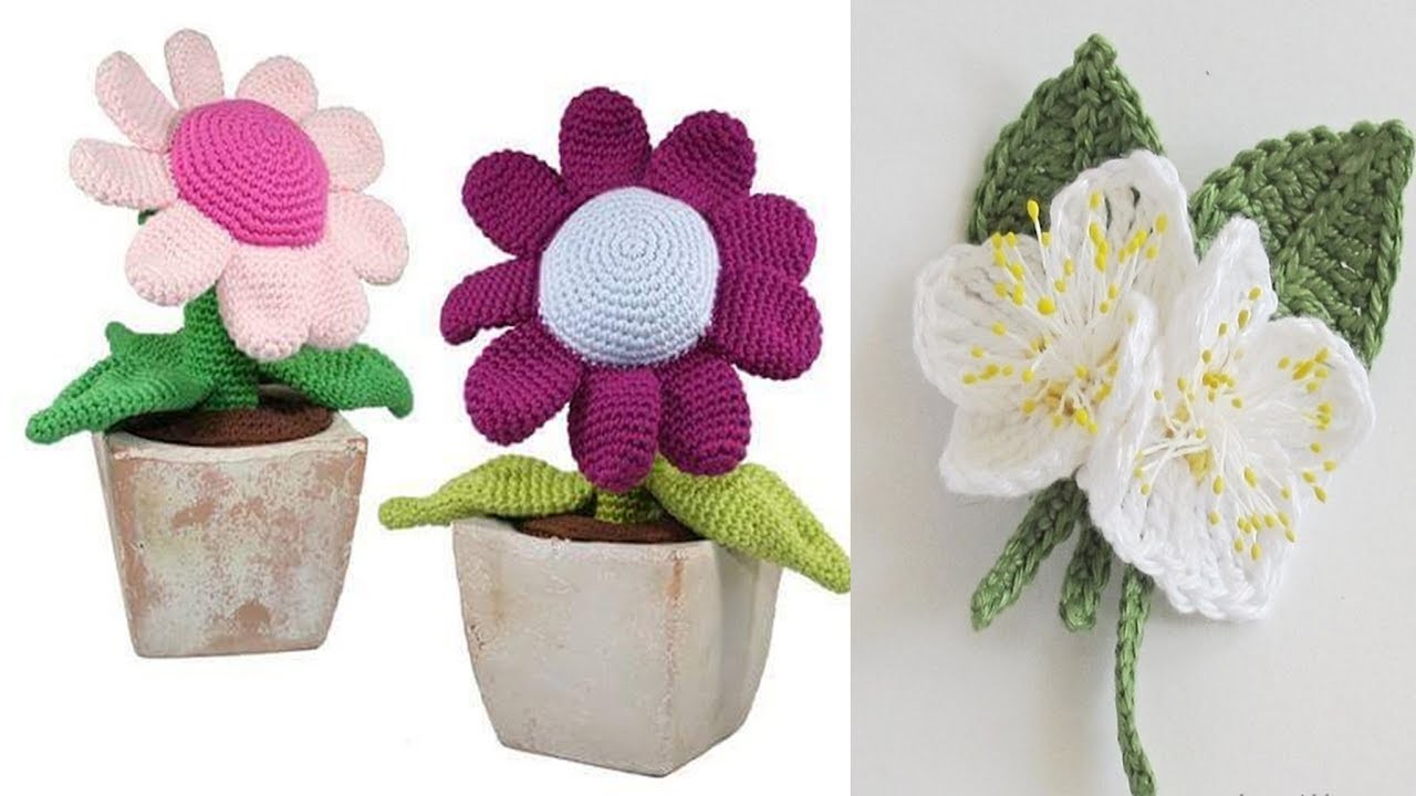 ROSAS Y FLORES TEJIDOS A CROCHET NUEVOS MODELOS