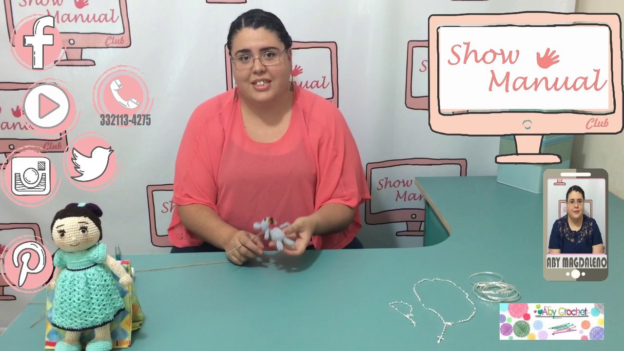 Show Manual 396 (#Estambres.Crochet Cabeza de Osito)