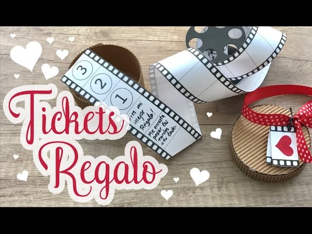 Tickets regalo para San Valentín  - Versión Pelicula