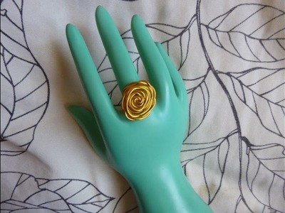 ANILLO ROSA FACIL Y RAPIDO