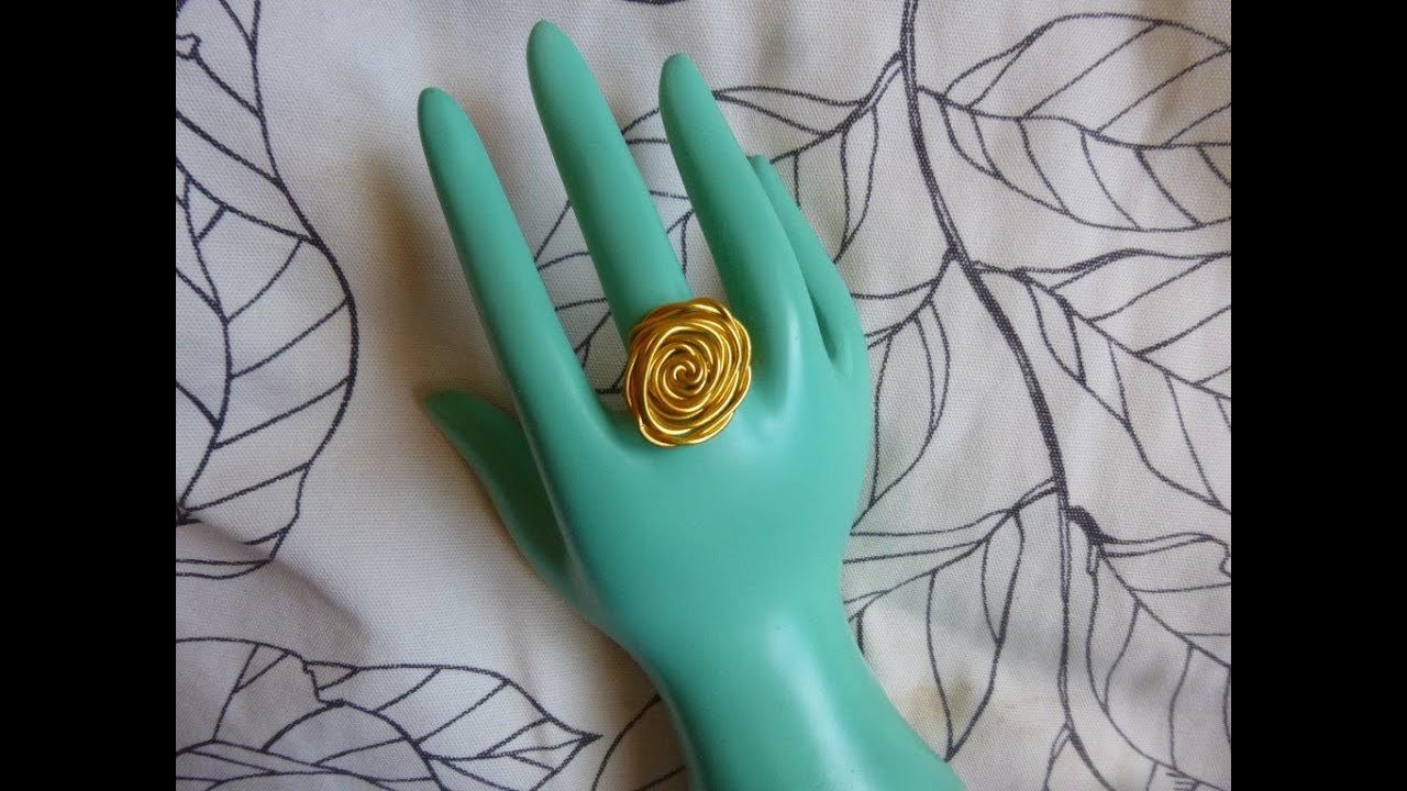 ANILLO ROSA FACIL Y RAPIDO