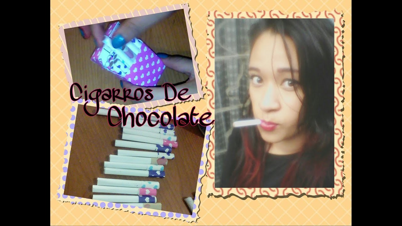 Cigarros De Chocolate ???????? Y Cajetilla Con Medidas ???????? - ???? Erika Garces ????