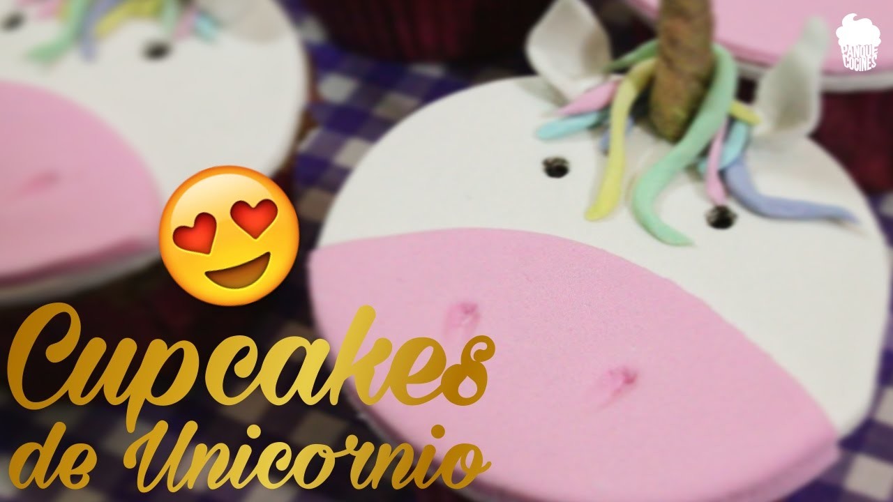 CUPCAKES DE UNICORNIO | PANQUE COCINES