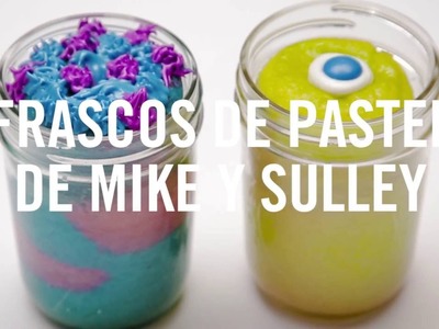 Frascos de pastel de Mike y Sulley | Recetas Disney Babble con un toque de magia