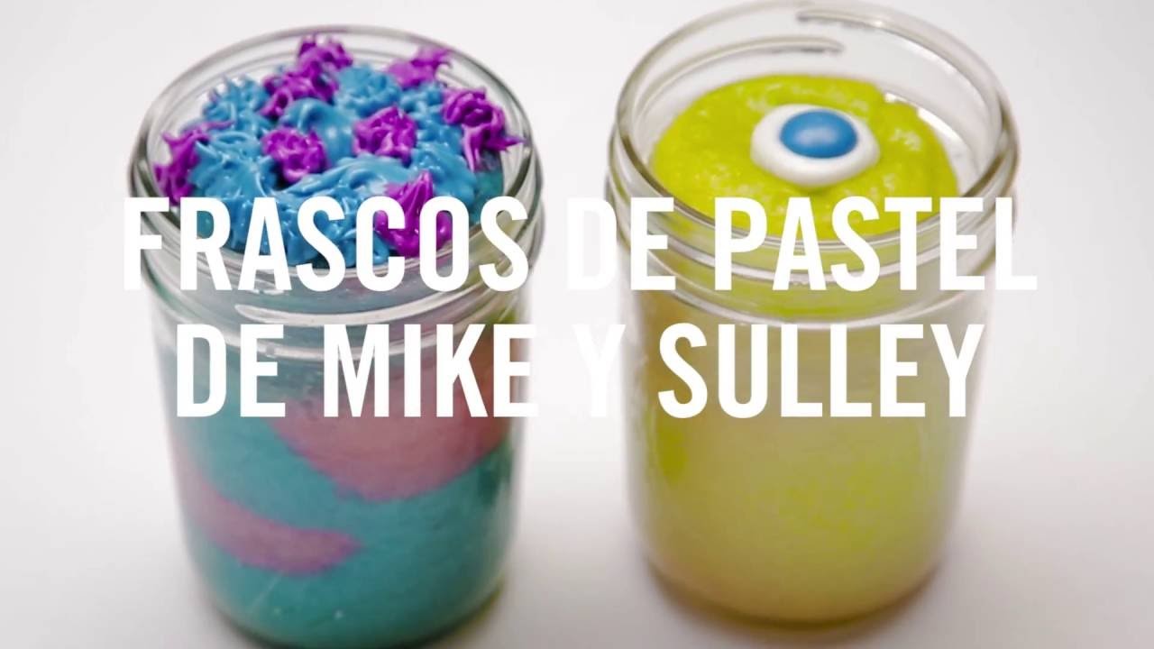 Frascos de pastel de Mike y Sulley | Recetas Disney Babble con un toque de magia
