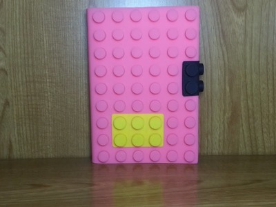 LEGO Agenda, Notebook, Cuaderno de silicona color rosa. VUELTA AL COLE.Español