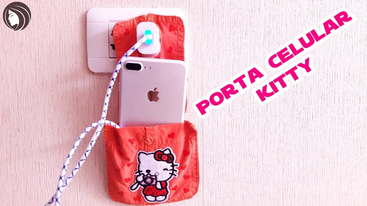 Porta Celular de Hello Kitty Fácil y Sencillo