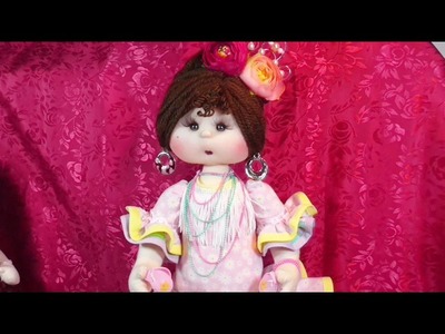 Presentacion de la muñeca Marylo flamenca manualilolis video- 253