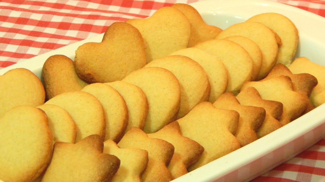 Receta fácil de galletas crujientes de mantequilla