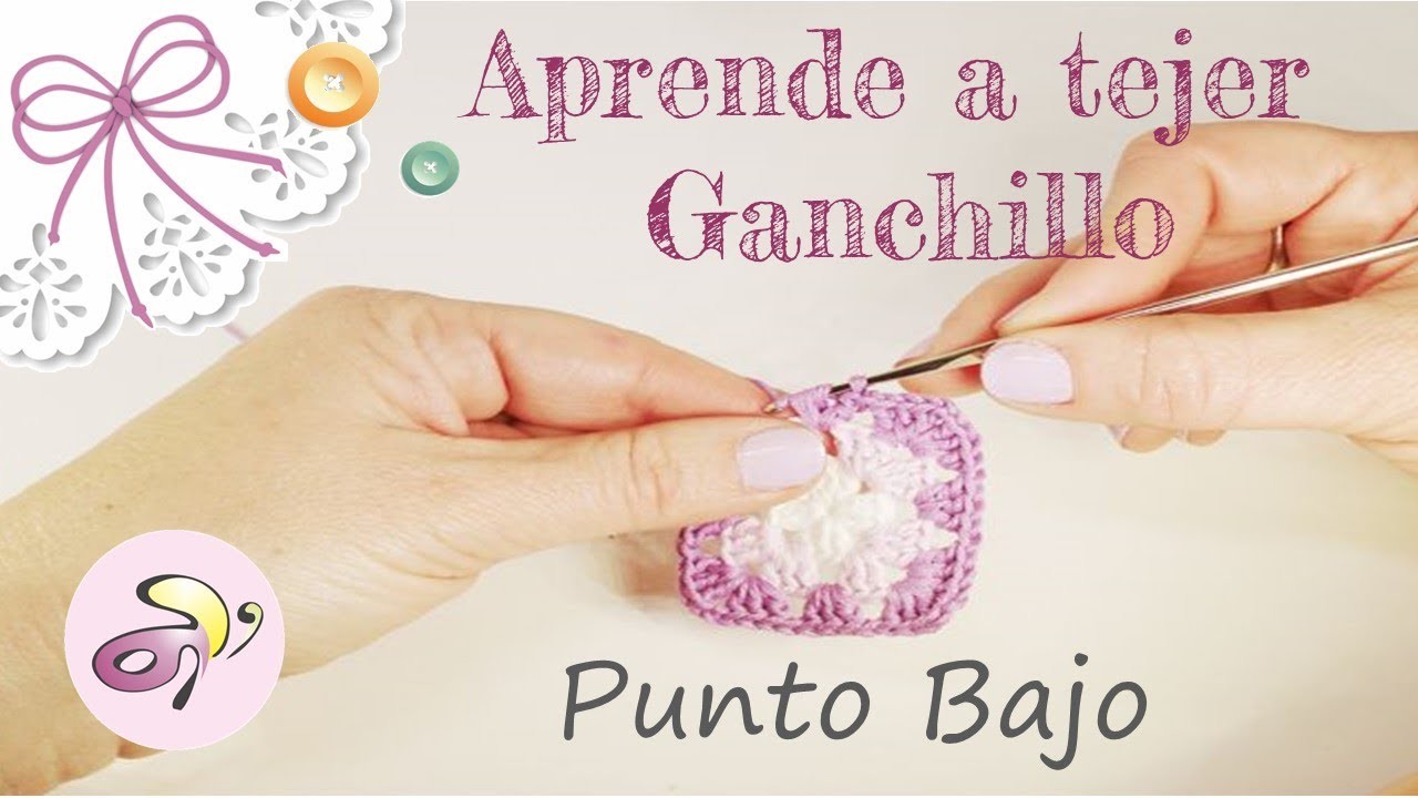 Aprende a tejer Ganchillo: Punto Bajo - fratxell -