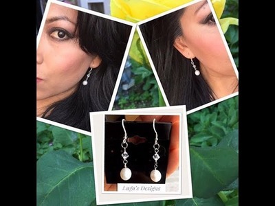 Aretes de Perlas- Tutorial-Manualidades