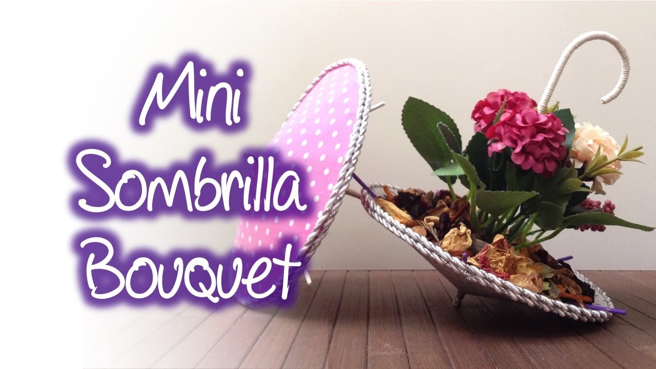 Arreglo Mini Sombrilla Decorativa, Mini decorative umbrella arrangement