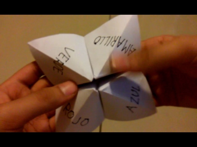 Como hacer un Comecocos o Pajarita de la Suerte | DIY | CesarGpe