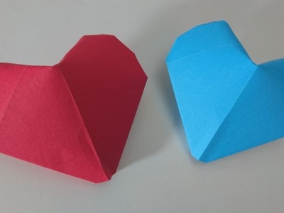 Como hacer un corazón hinchable de papel  - Origami fácil para enamorados