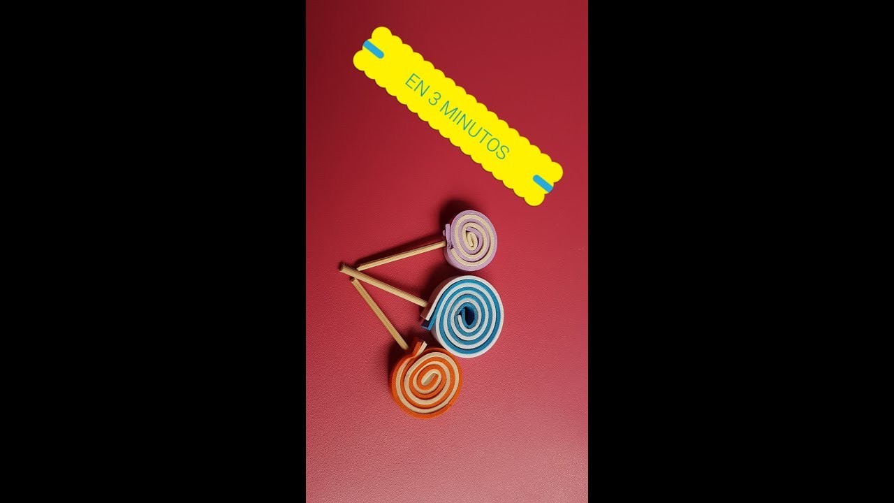 Cómo hacer una PIRULETA  en 3 minutos!!! - No Solo Manualidades