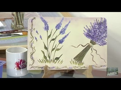 Como Pintar Flores en Pinceladas Lavanda - Hogar Tv  por Juan Gonzalo Angel