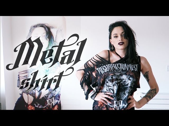 DIY CAMISETA CORTADA CON TIJERAS+TIE DYE CON LEJÍA | Goatklaw