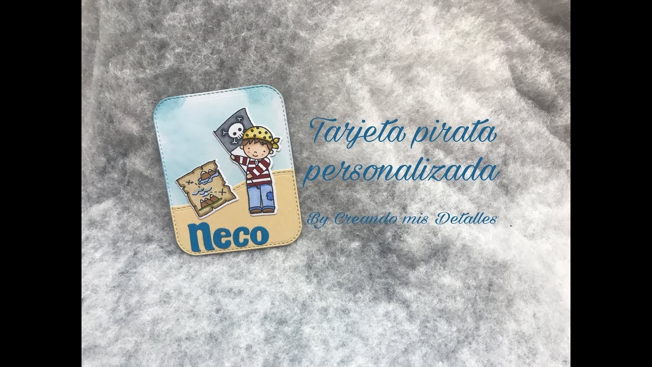 DIY Tarjeta pirata personalizada para celebraciones (scrapbook)
