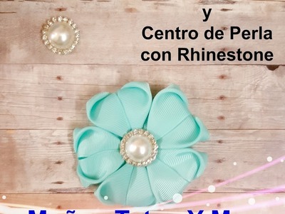 FLOR CORAZON Paso a Paso HEART FLOWER AND PEARL CENTER Tutorial DIY How To PAP Video 155
