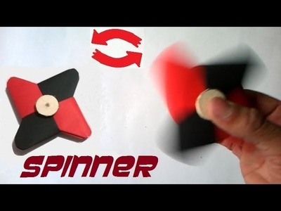 Hacer un Origami Fidget Spinner - Facil. DIY Fidget Spinner de Papel sin Rodamientos sin baleros