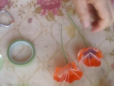 Ideas para reciclar,  bonitos tulipanes de pet de botellas