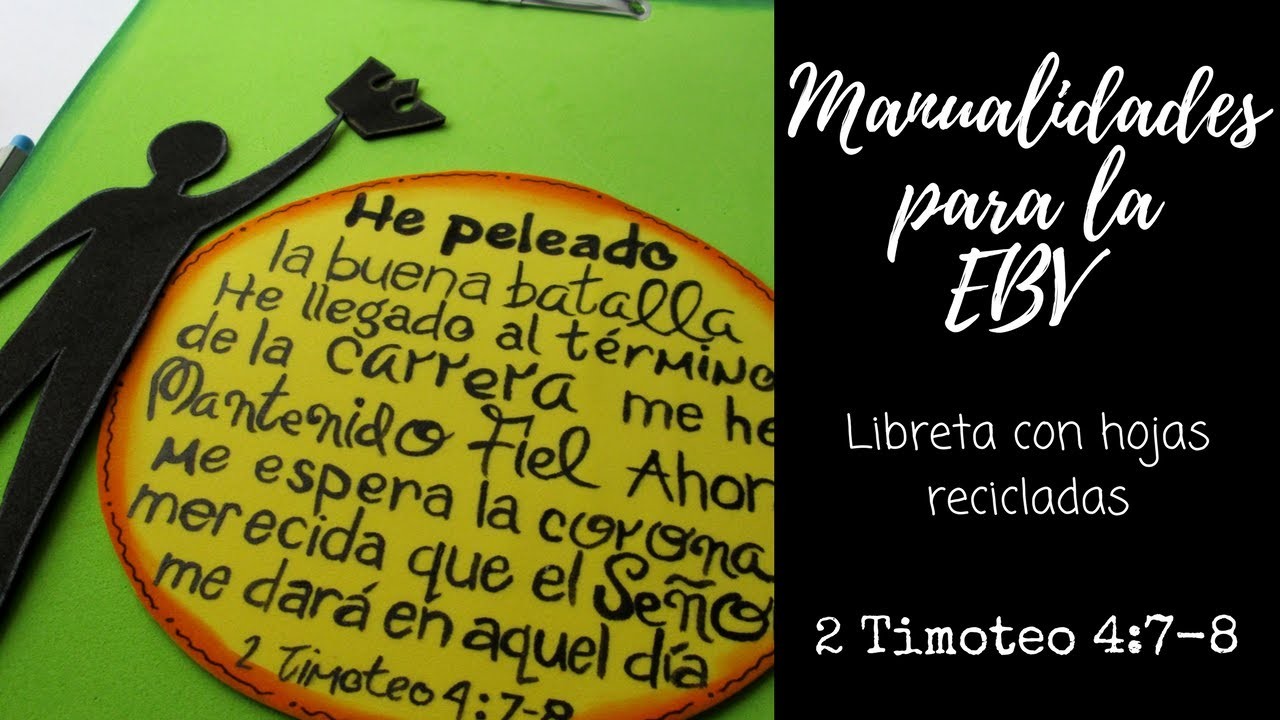Manualidades para la Escuela Bíblica de Vacaciones, 2 Timoteo 4:7-8