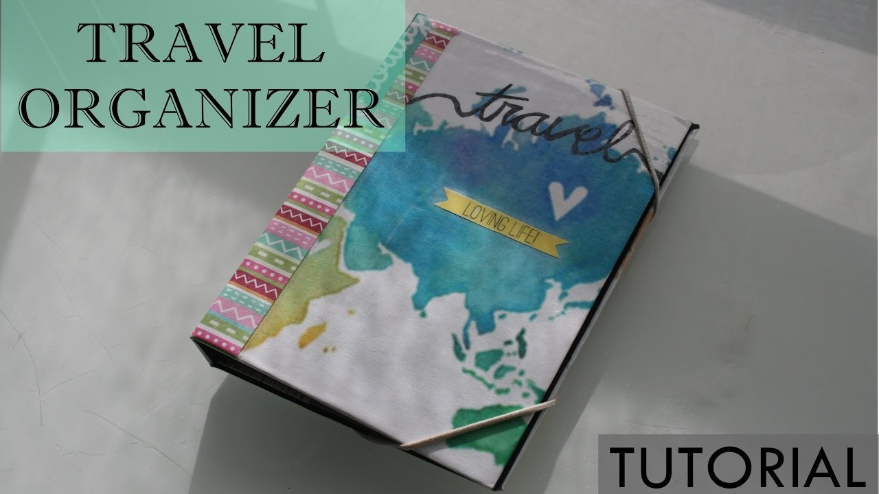 ORGANIZADOR DE VIAJE | Travel organizer | Scrapbooking tutorial