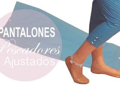Pantalones Capri. Pescadores Ajustados