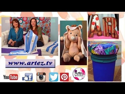 Programa 10 ArteZ TV 25-05-17 #Chalk Paint #Cartonaje #Porcelana fria