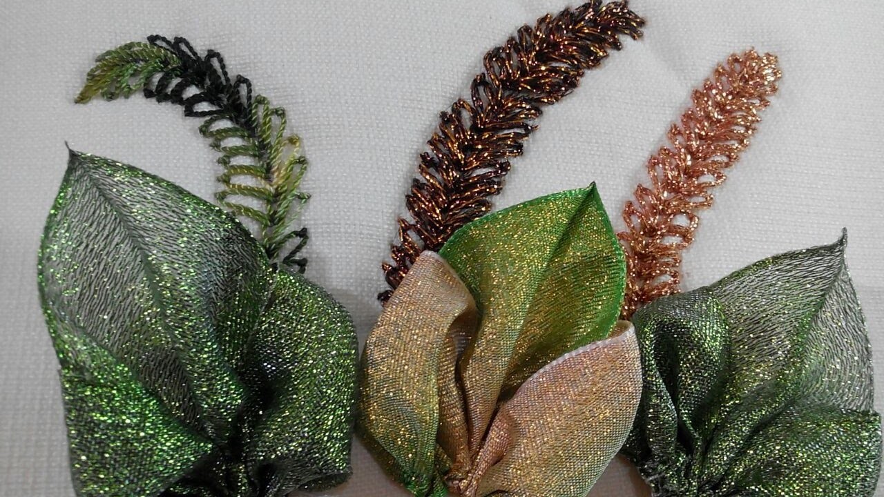 RETOÑO DE HOJA COJÍN TERMINADO