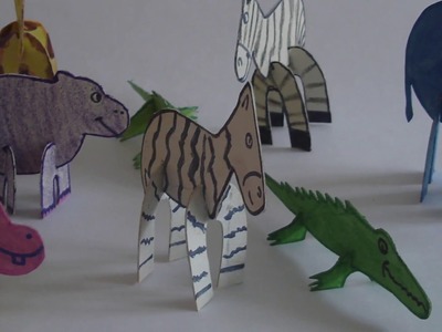Cómo hacer animales 3D armables  en cartón