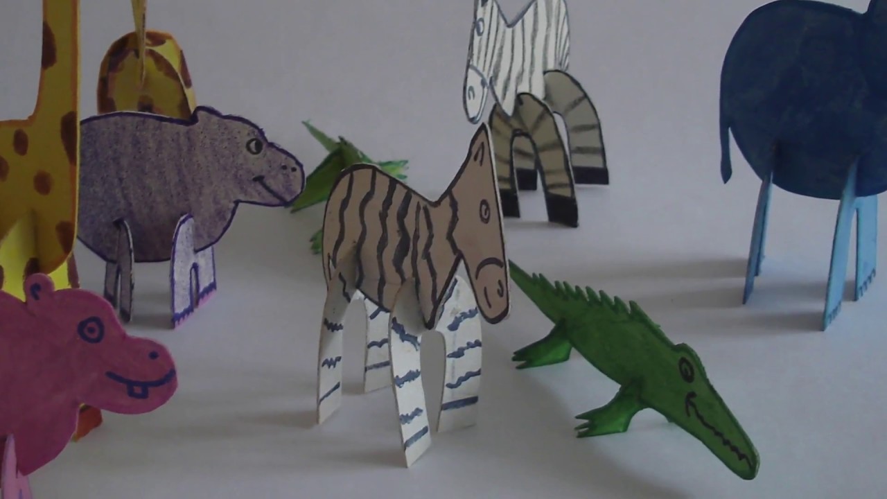 Cómo hacer animales 3D armables  en cartón